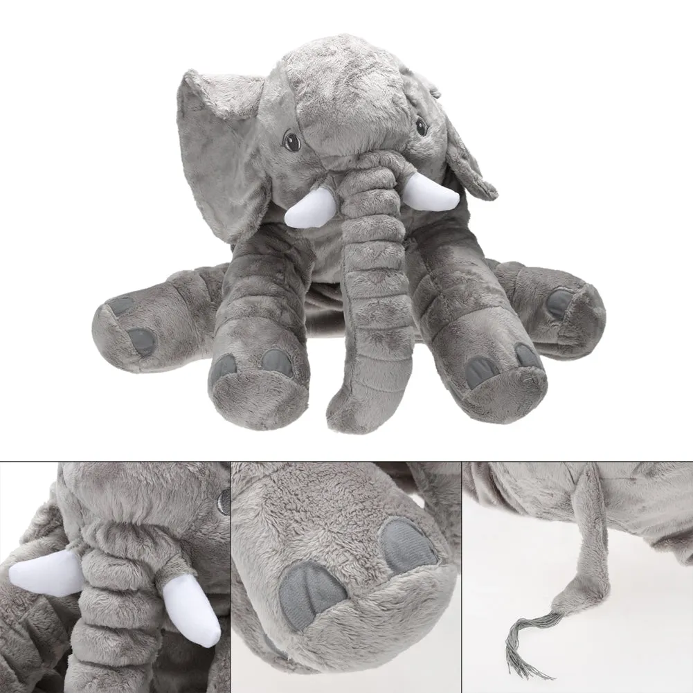 65cm Large Plush Stuffed Elephant baby Pillow Sleeping Back Cushion Stuffed Elephant Doll