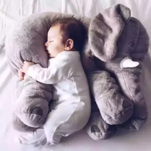 65cm Large Plush Stuffed Elephant baby Pillow Sleeping Back Cushion Stuffed Elephant Doll