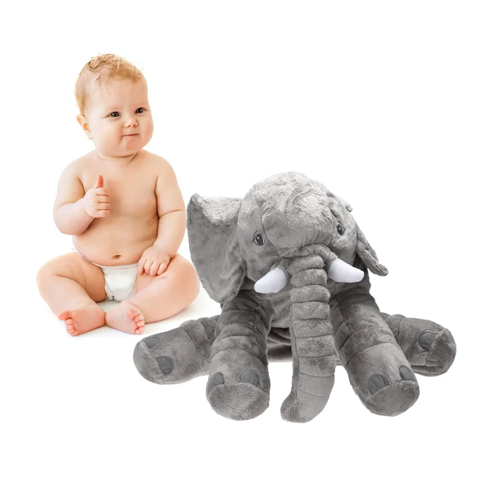 65cm Large Plush Stuffed Elephant baby Pillow Sleeping Back Cushion Stuffed Elephant Doll