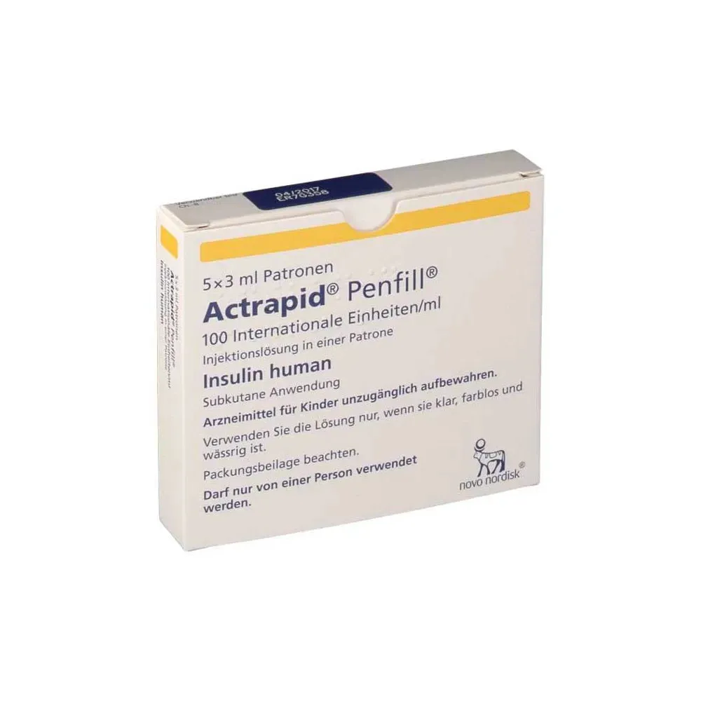 Actrapid Penfil 100Iu/ml 3ml x5