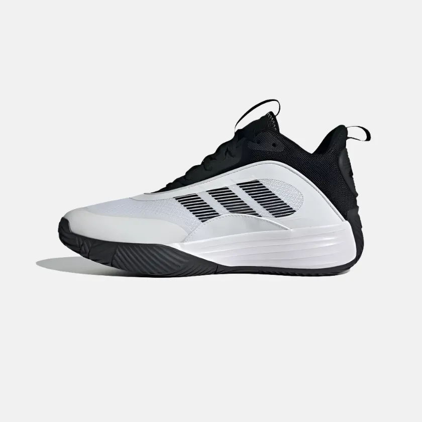 Adidas Own the Game 3 Men's Basketball Shoes -Cloud White/Core Black/Core Black