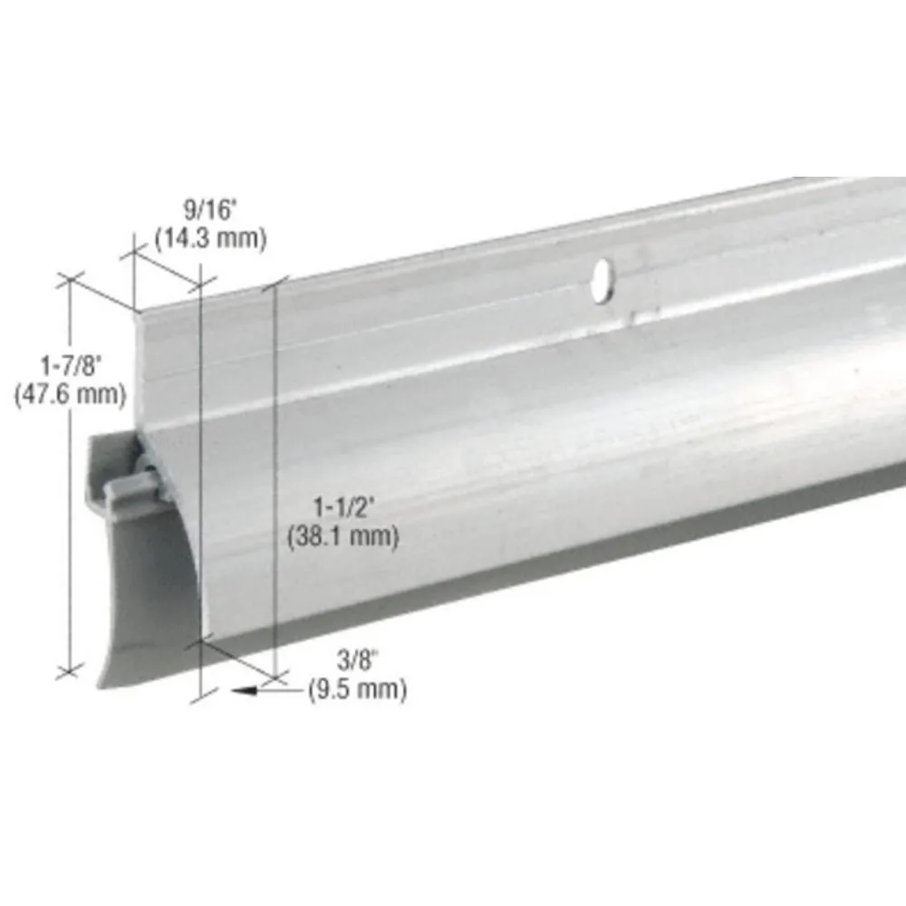 Aluminum Door Sweep-Rain Drip Combination for 36" Entry Doors