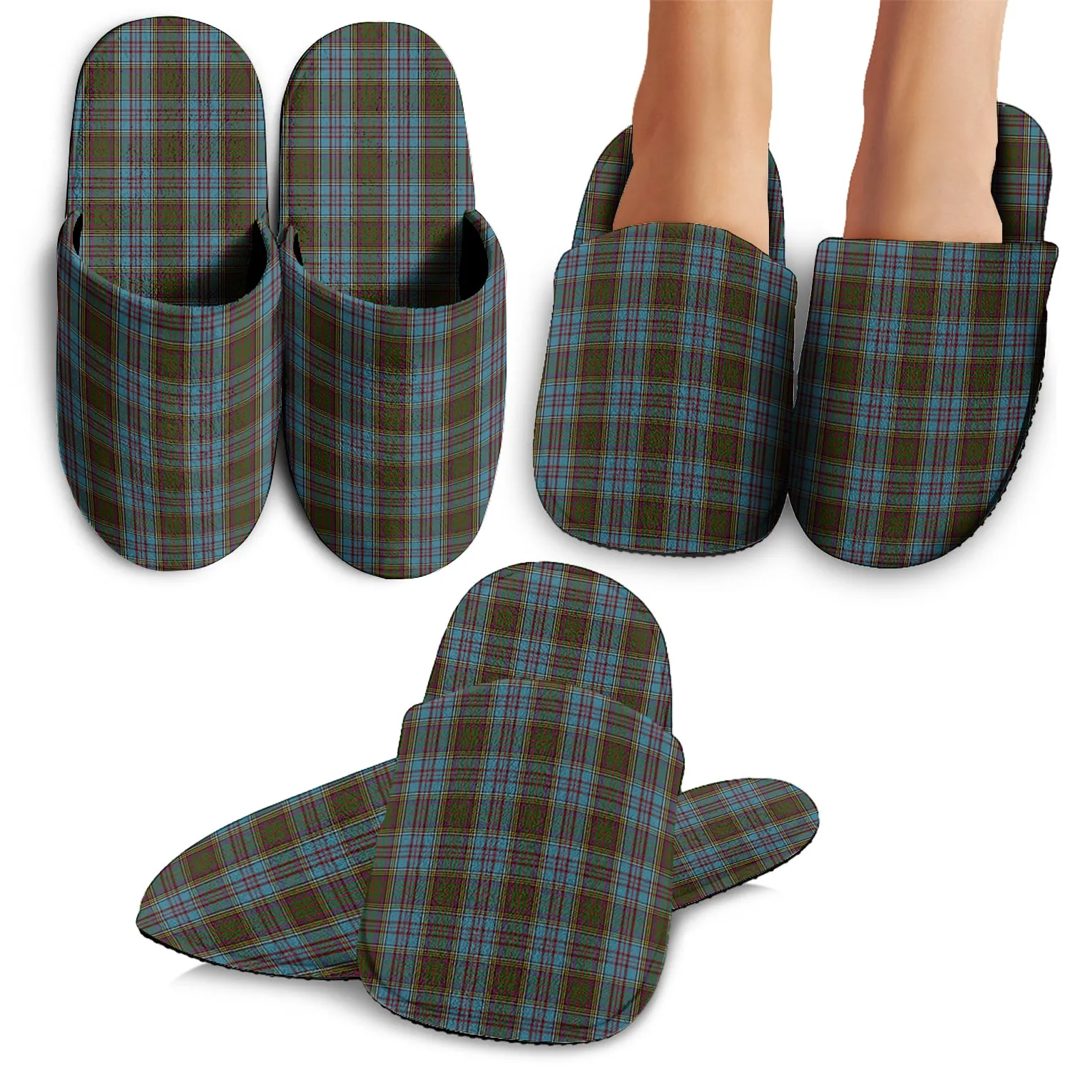 Anderson Tartan Home Slippers