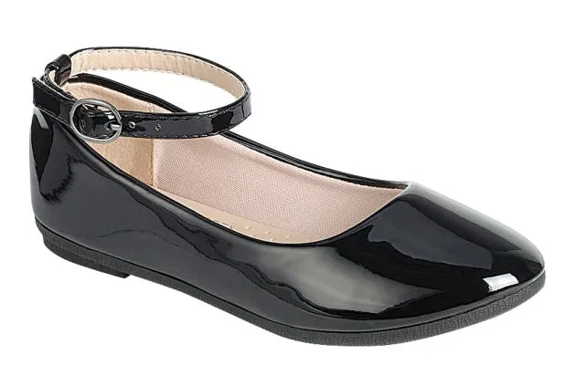 Ankle-Strap Ballet Flats (Junior Girls)