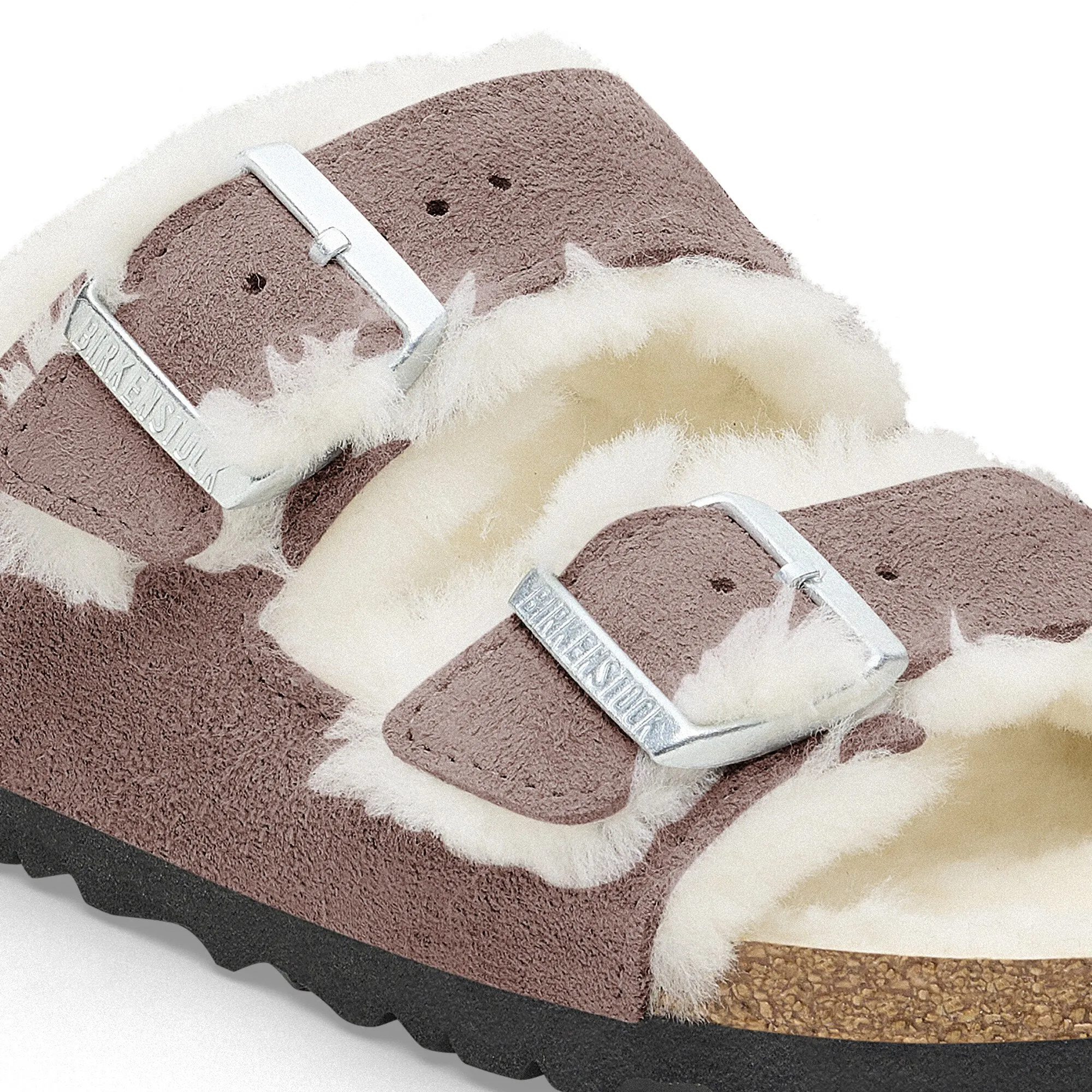 ARIZONA SHEARLING SUEDE LEATHER | FADED PURPLE