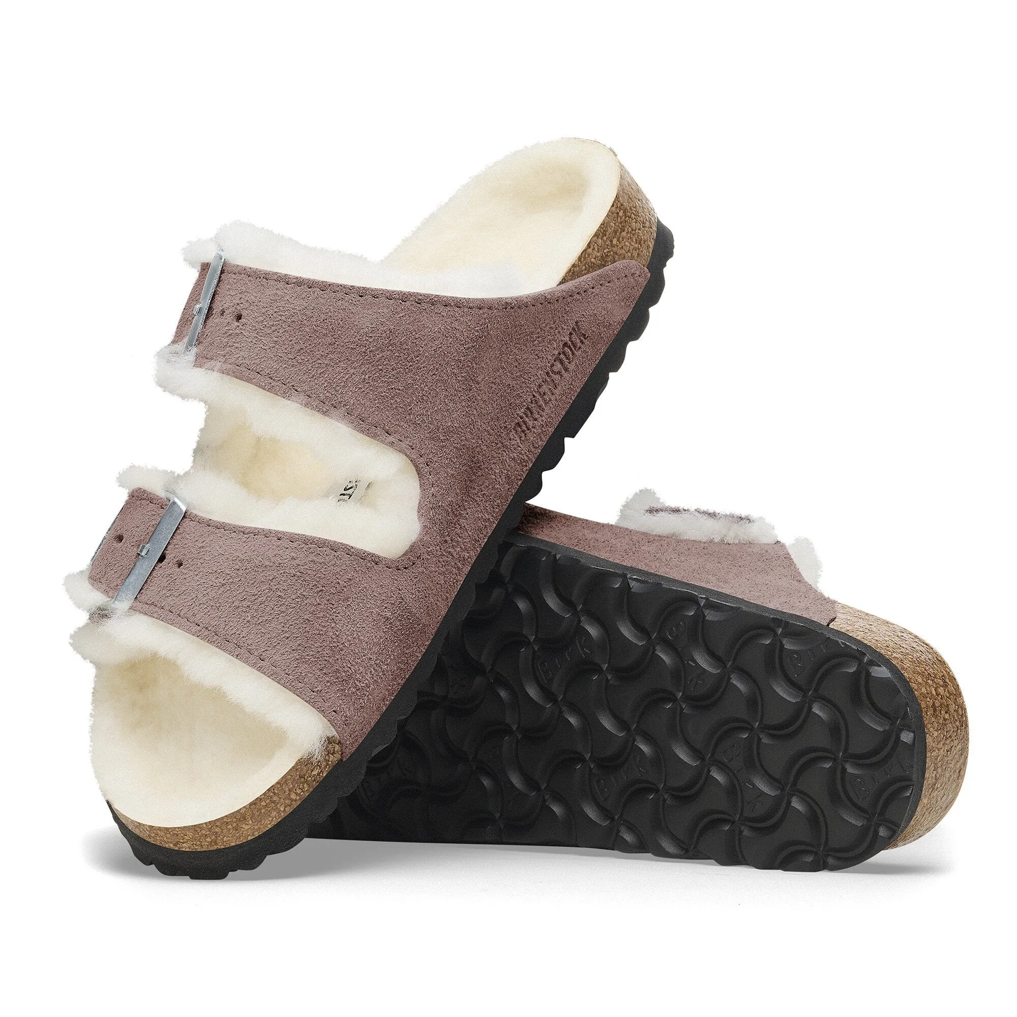 ARIZONA SHEARLING SUEDE LEATHER | FADED PURPLE