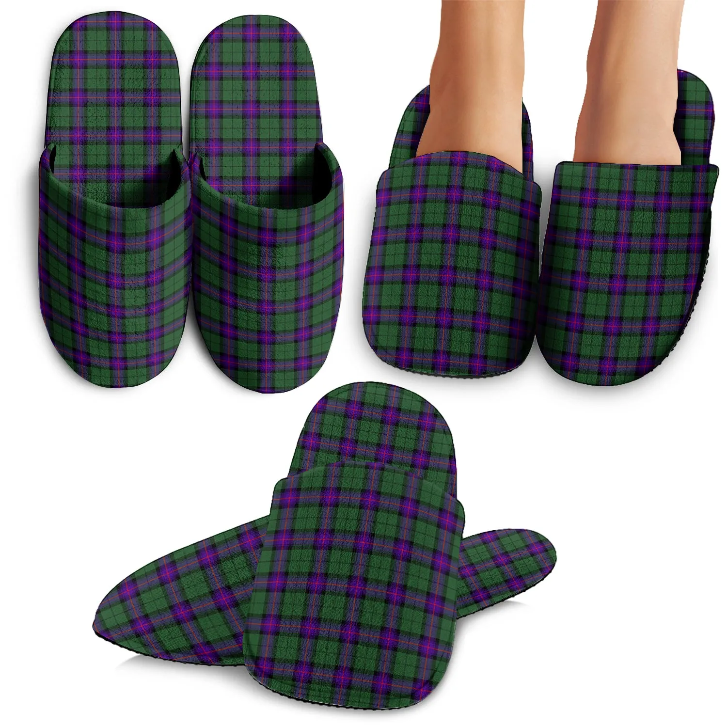 Armstrong Modern Tartan Home Slippers