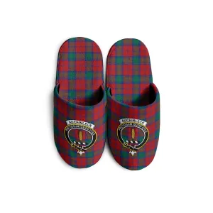 Auchinleck (Affleck) Tartan Home Slippers with Family Crest