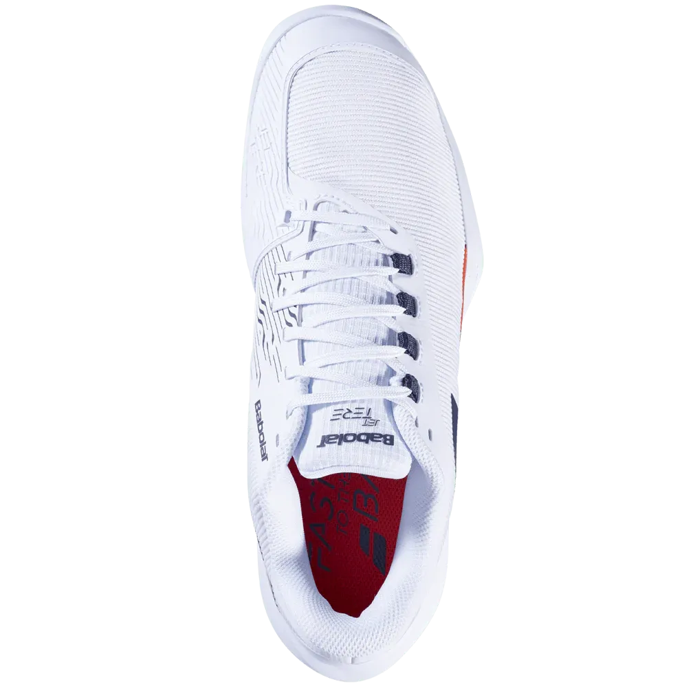 Babolat Jet Tere 2 White/Strike Red All Court Men's Tennis Shoes