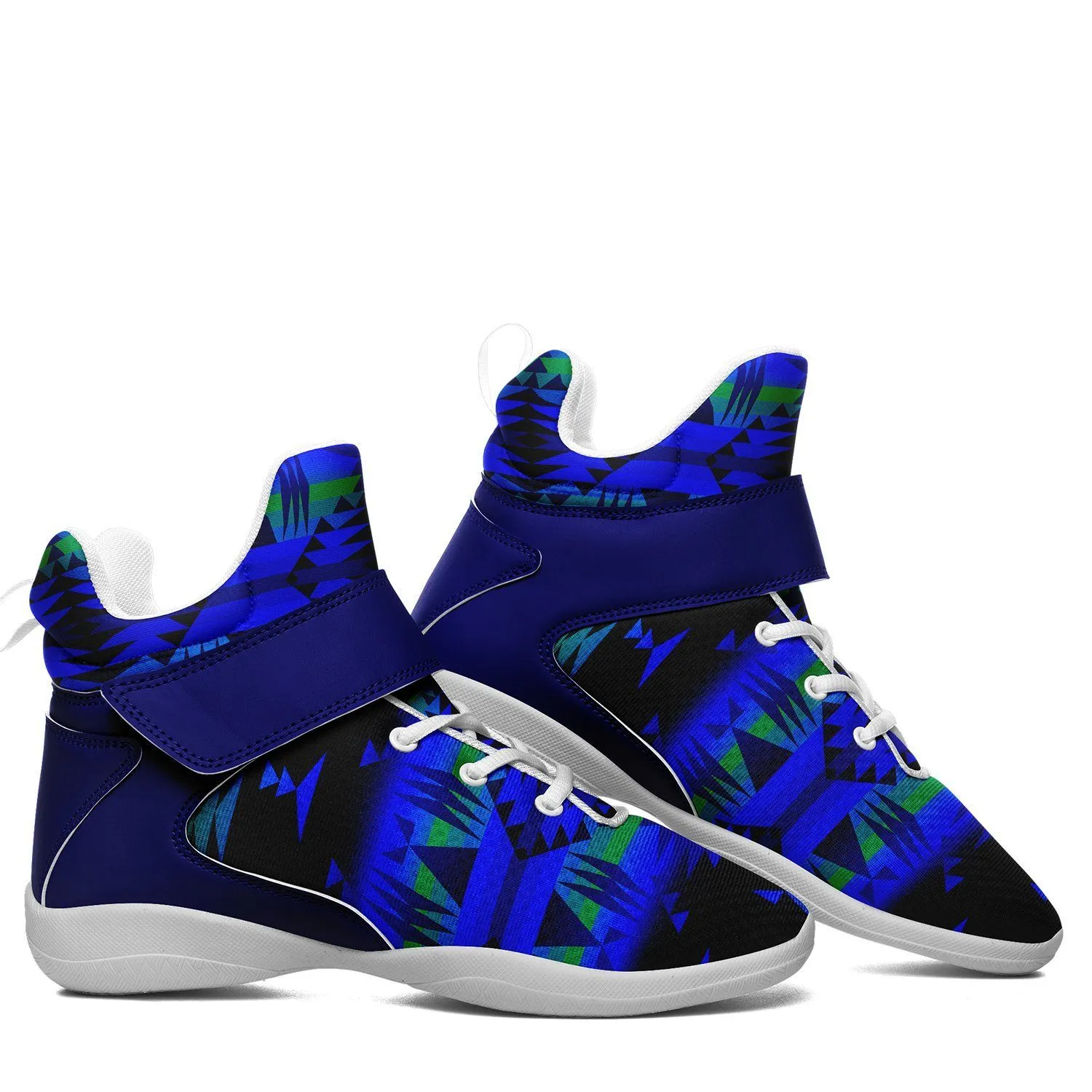 Between the Blue Ridge Mountains Ipottaa Basketball / Sport High Top Shoes - White Sole