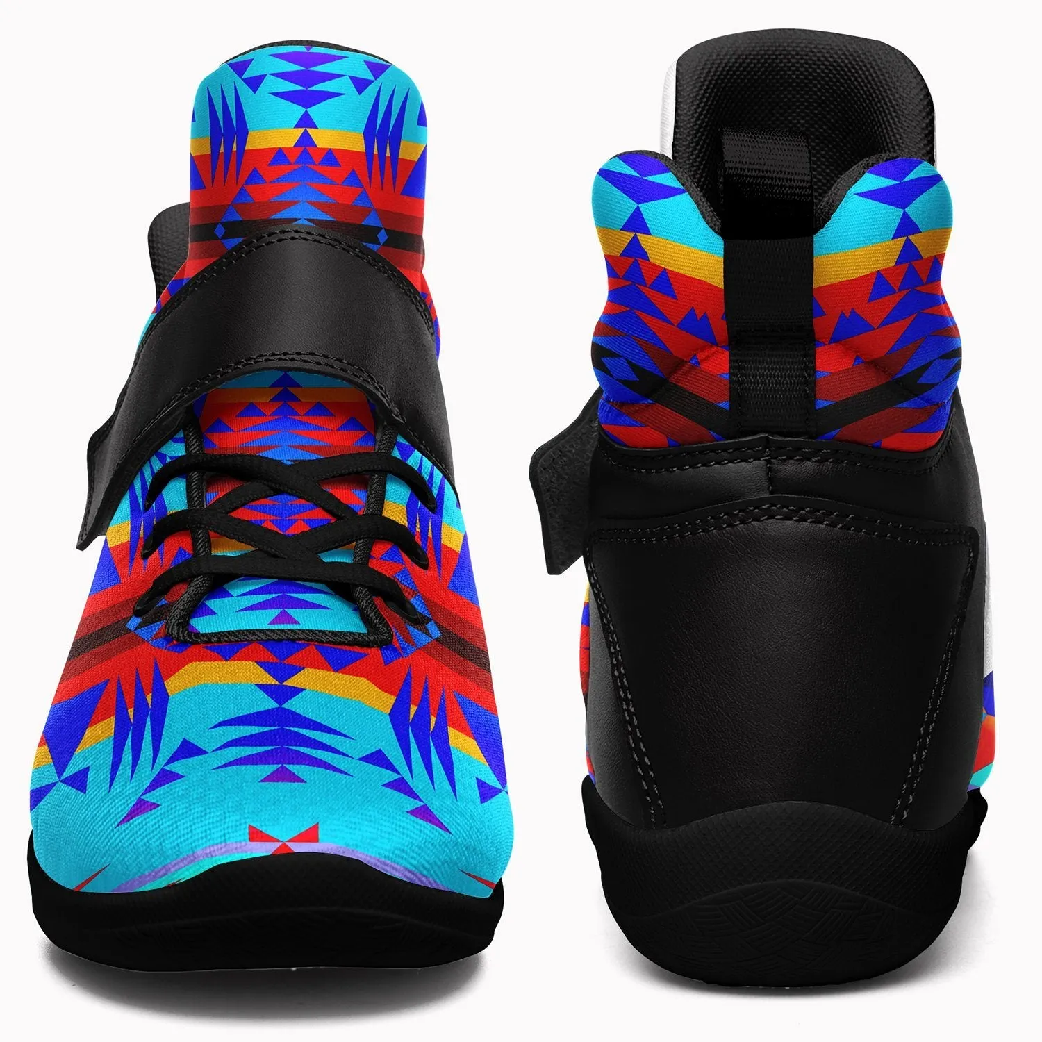 Between the Mountains Blue Ipottaa Basketball / Sport High Top Shoes