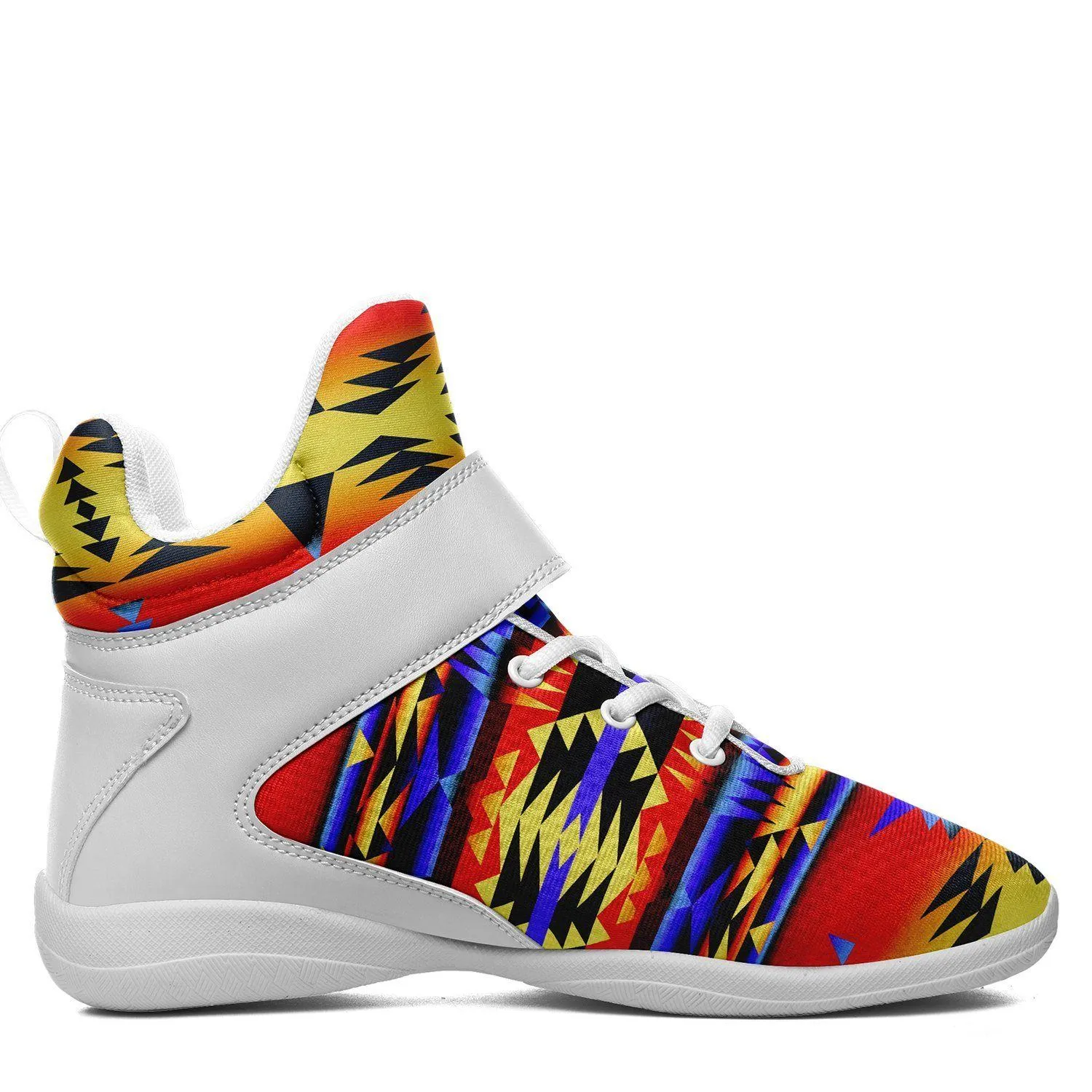 Between the San Juan Mountains Ipottaa Basketball / Sport High Top Shoes - White Sole