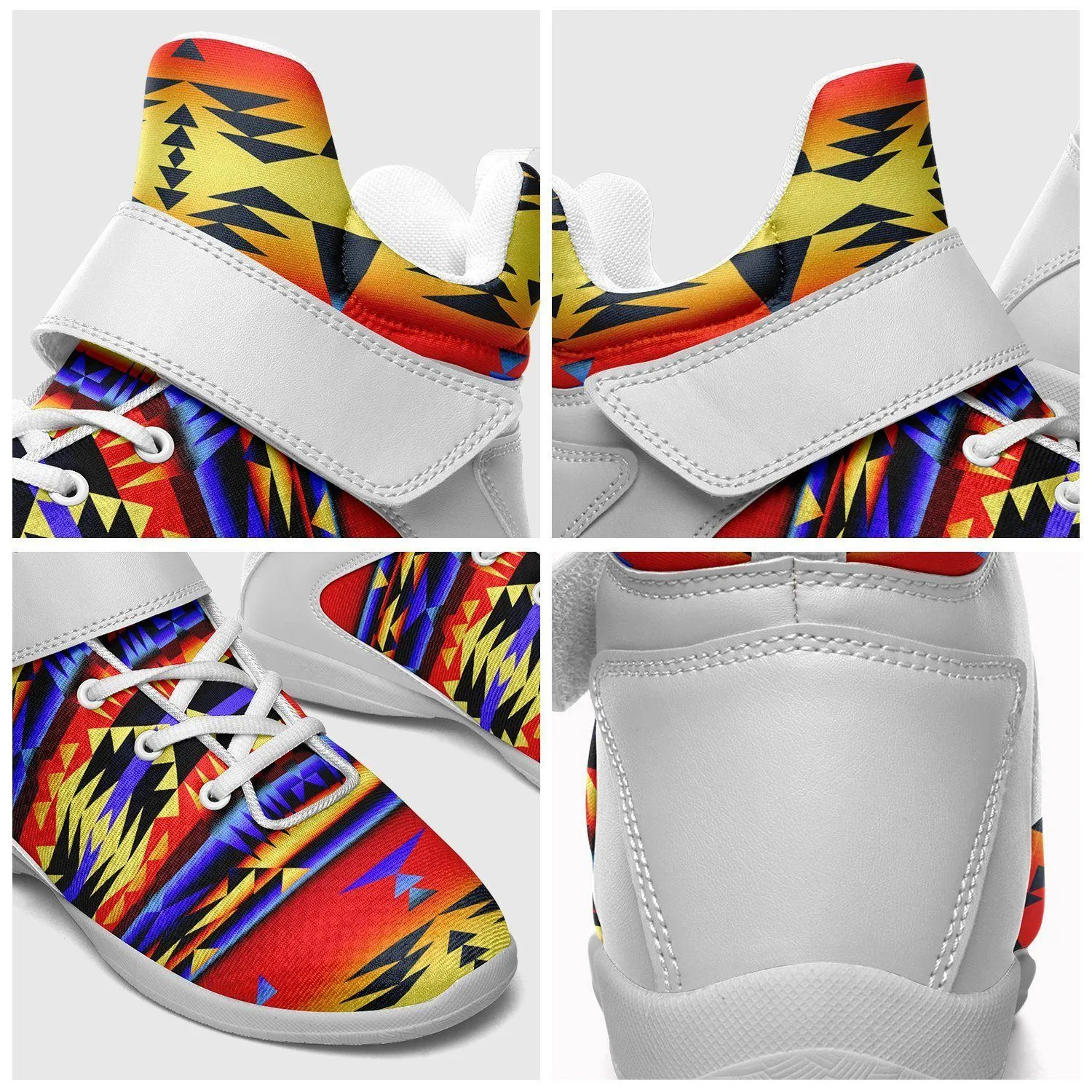 Between the San Juan Mountains Ipottaa Basketball / Sport High Top Shoes - White Sole