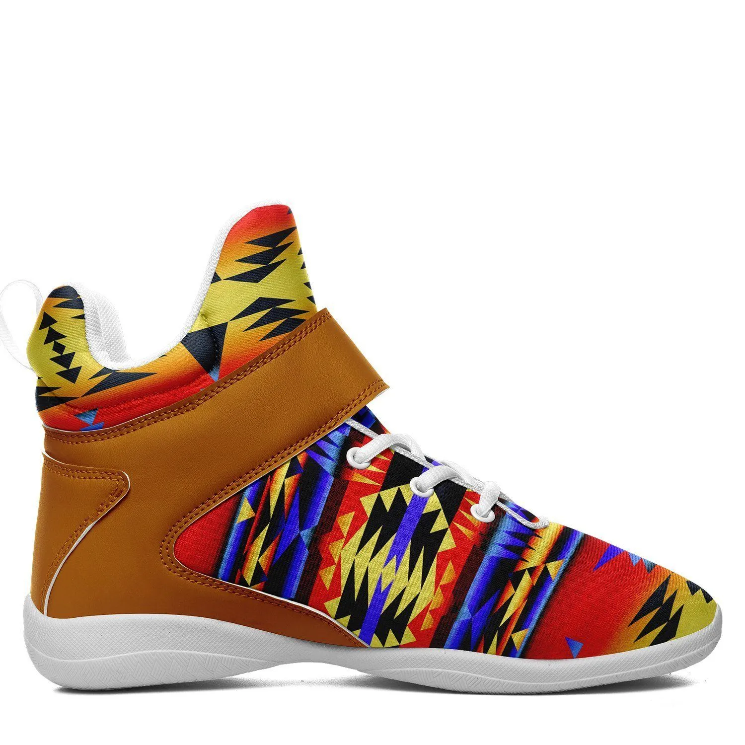 Between the San Juan Mountains Ipottaa Basketball / Sport High Top Shoes - White Sole