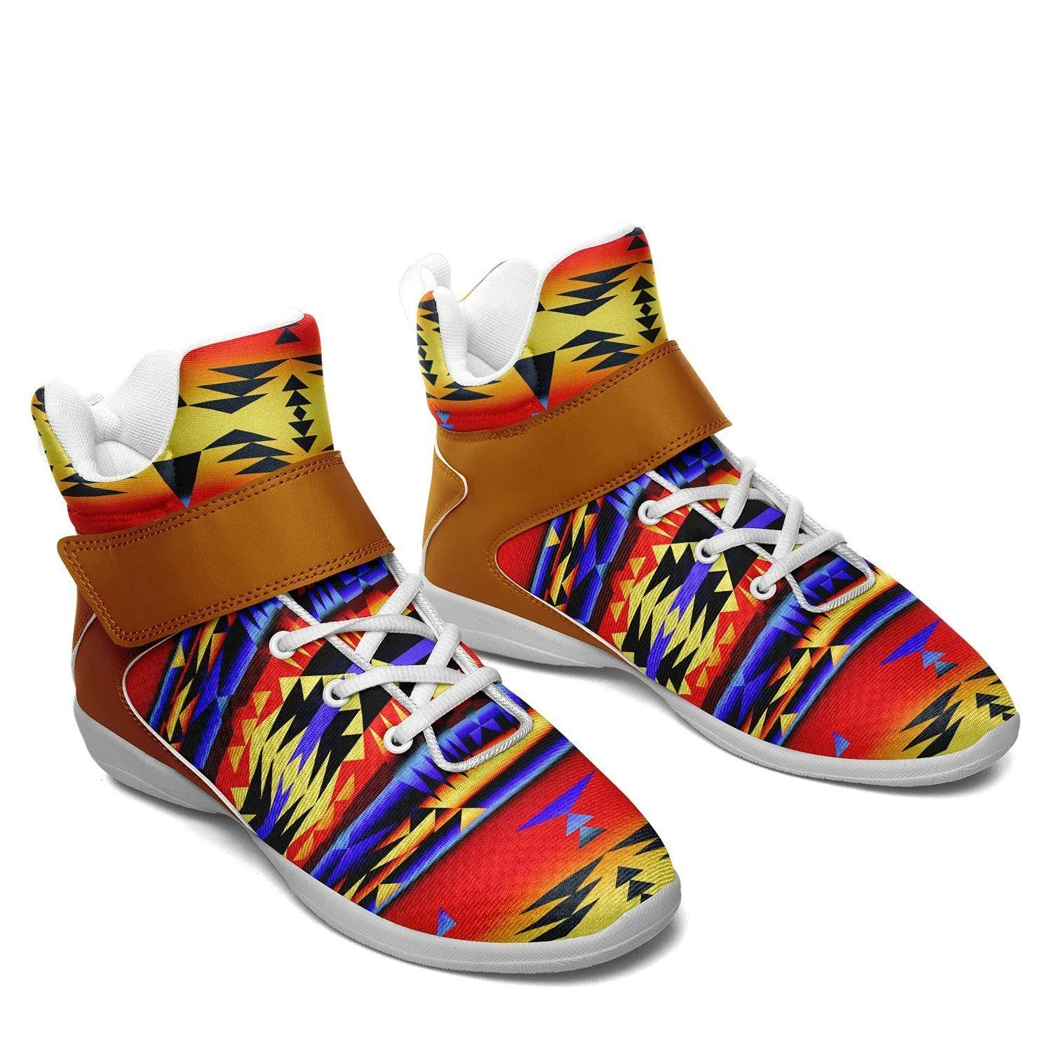 Between the San Juan Mountains Ipottaa Basketball / Sport High Top Shoes - White Sole