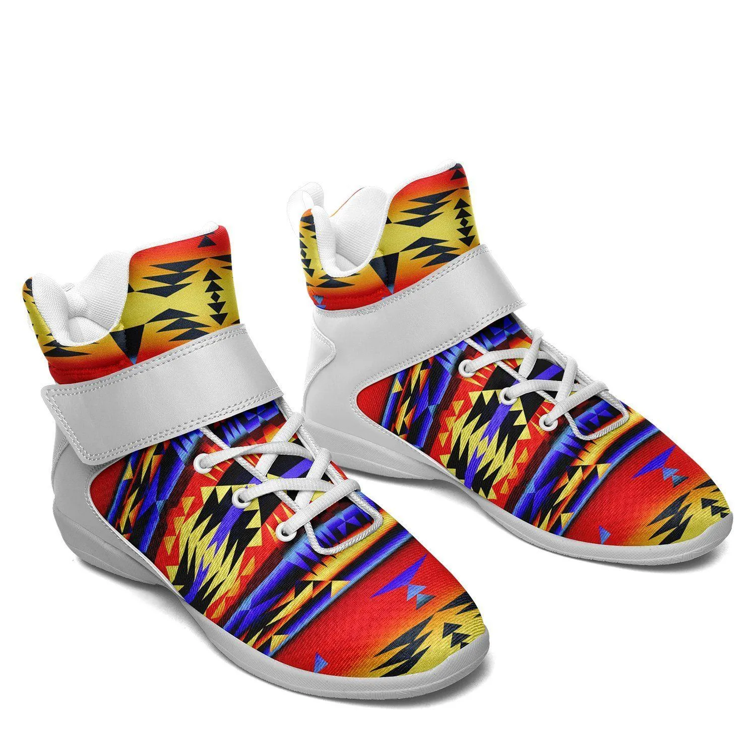 Between the San Juan Mountains Ipottaa Basketball / Sport High Top Shoes - White Sole