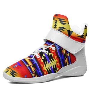 Between the San Juan Mountains Ipottaa Basketball / Sport High Top Shoes - White Sole