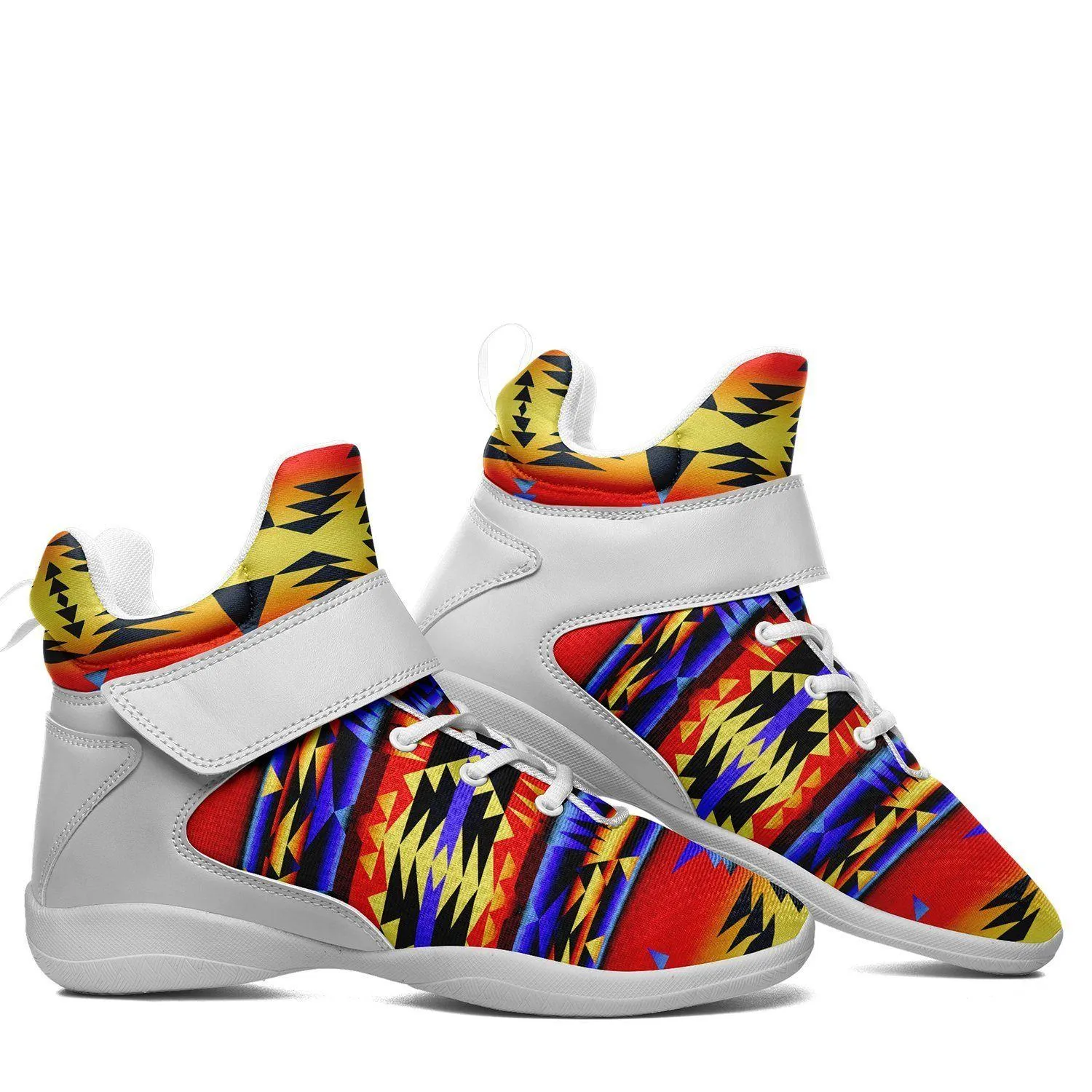 Between the San Juan Mountains Ipottaa Basketball / Sport High Top Shoes - White Sole