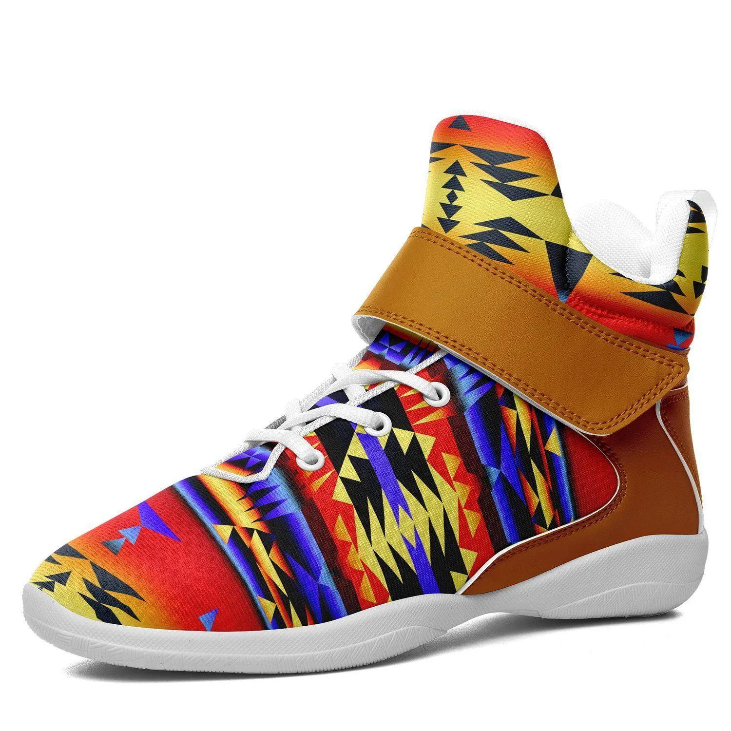 Between the San Juan Mountains Ipottaa Basketball / Sport High Top Shoes - White Sole