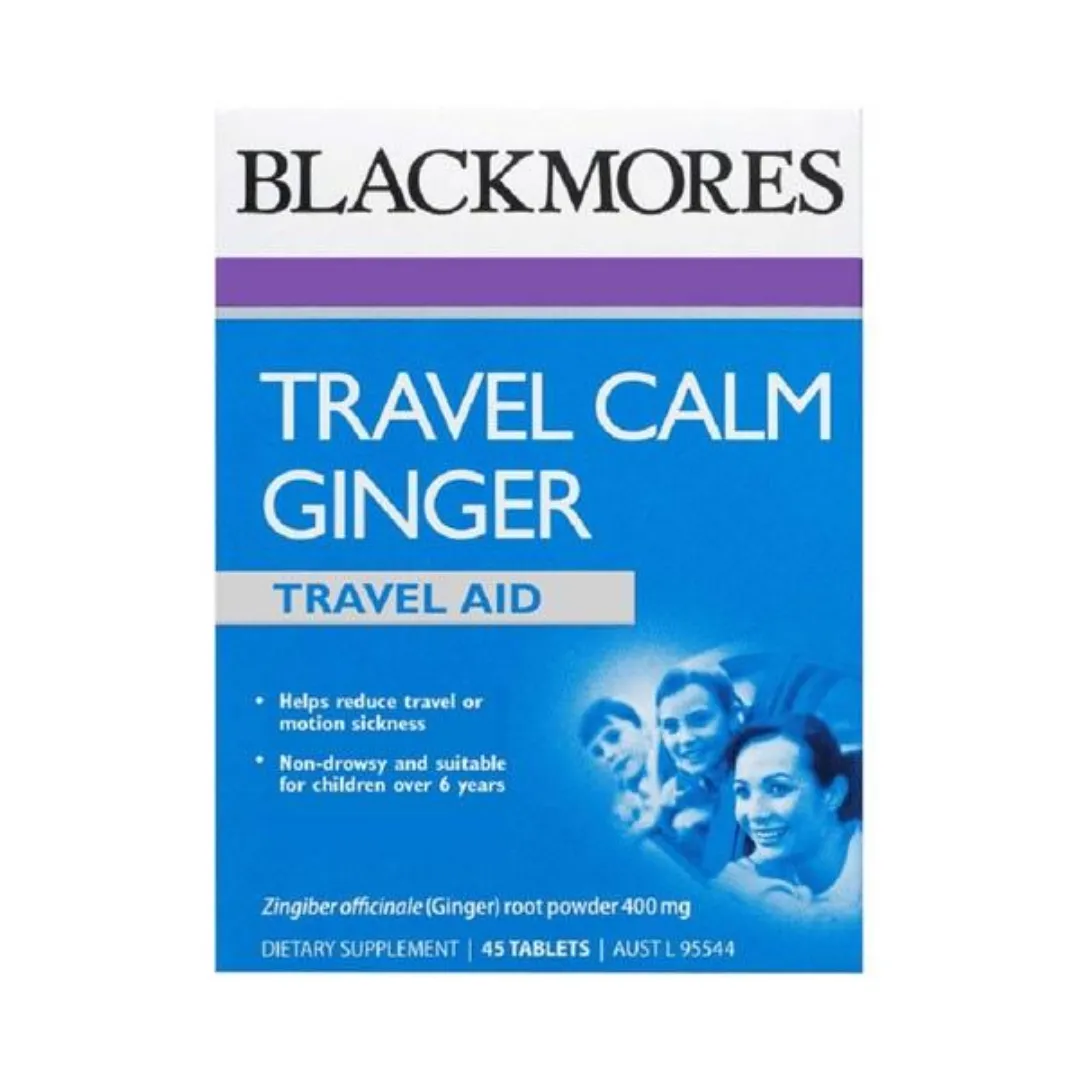 Blackmores Travel Calm Ginger 45tabs