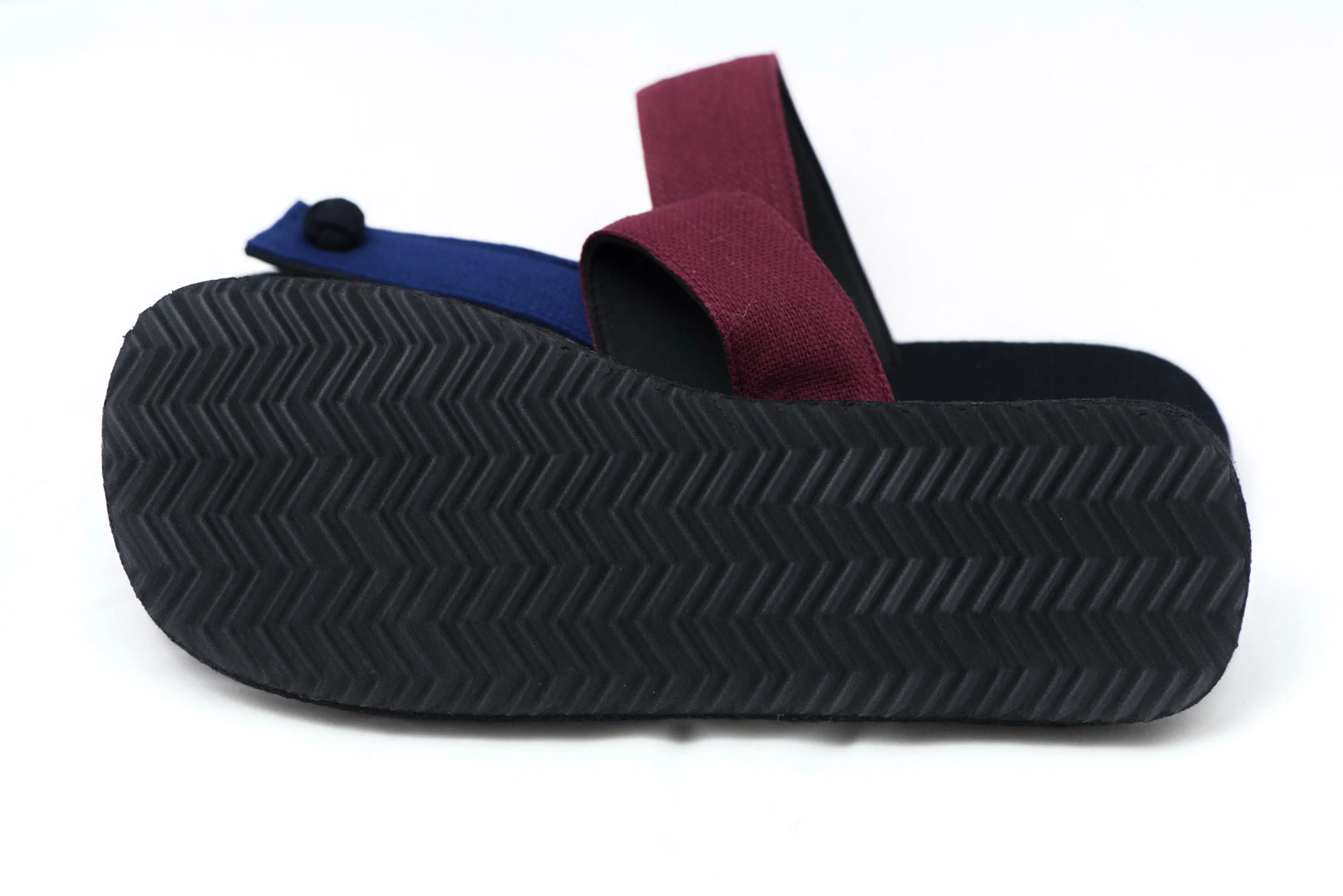 Blue and Red Thai Cotton Sandals