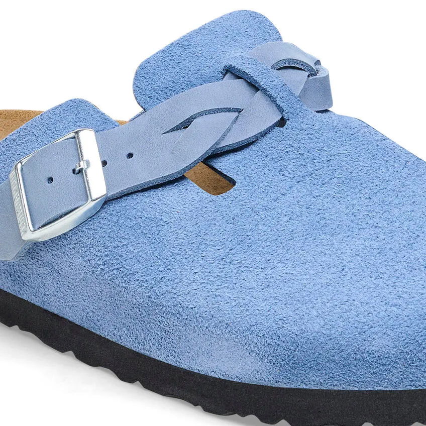 BOSTON BRAIDED SUEDE LEATHER | ELEMENTAL BLUE