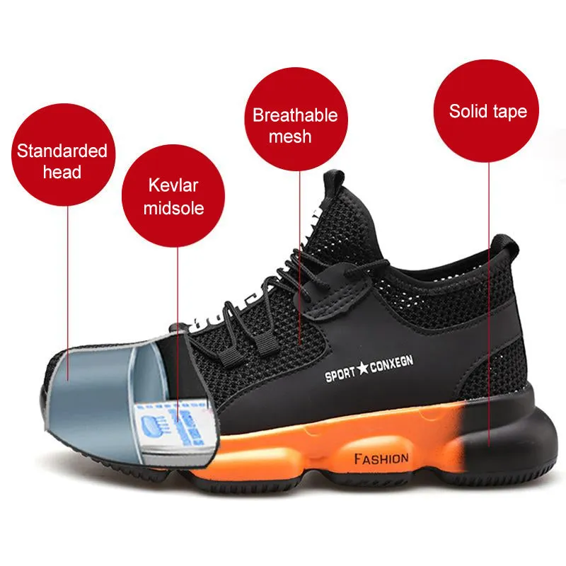 Breathable non-slip work shoes