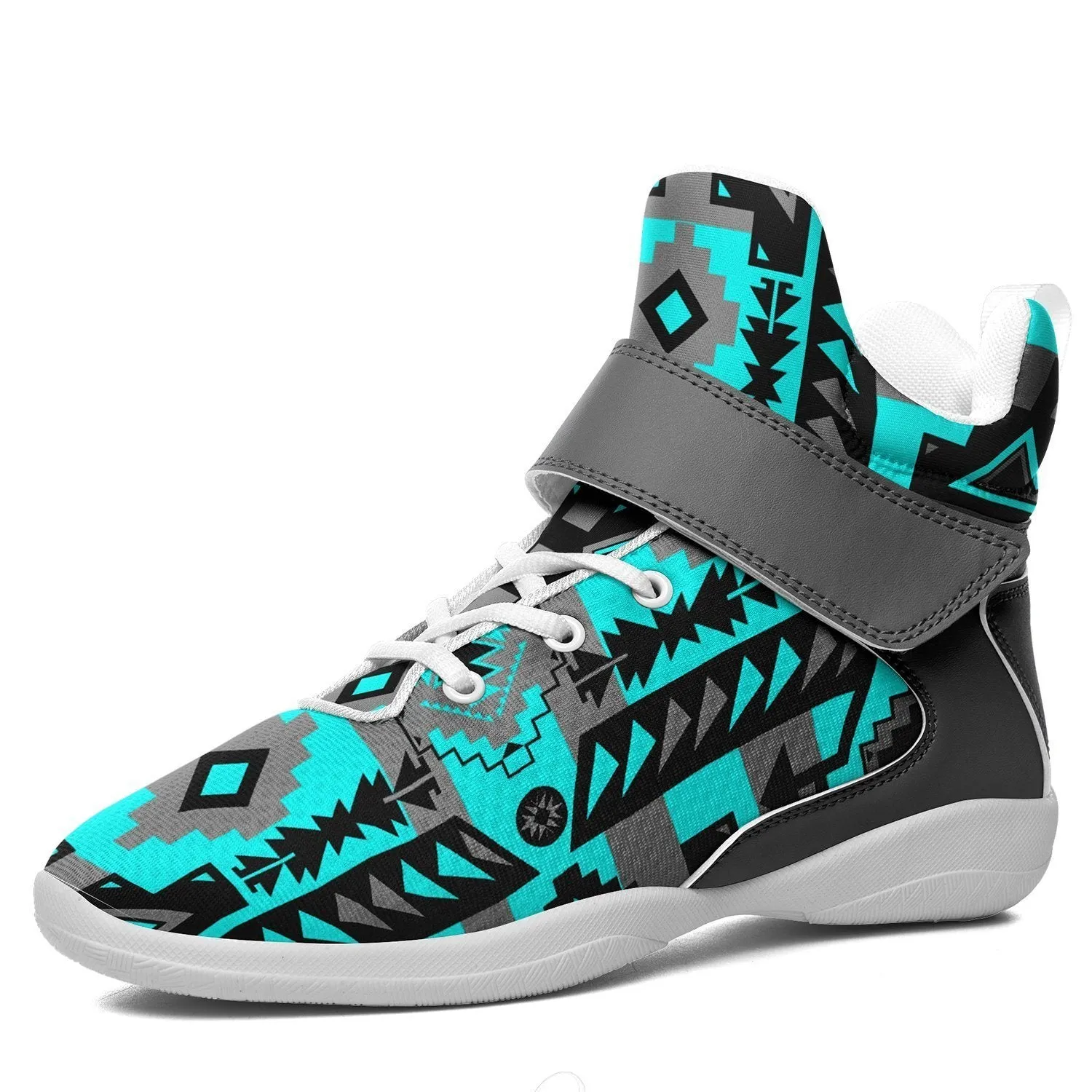 Chiefs Mountain Sky Ipottaa Basketball / Sport High Top Shoes - White Sole