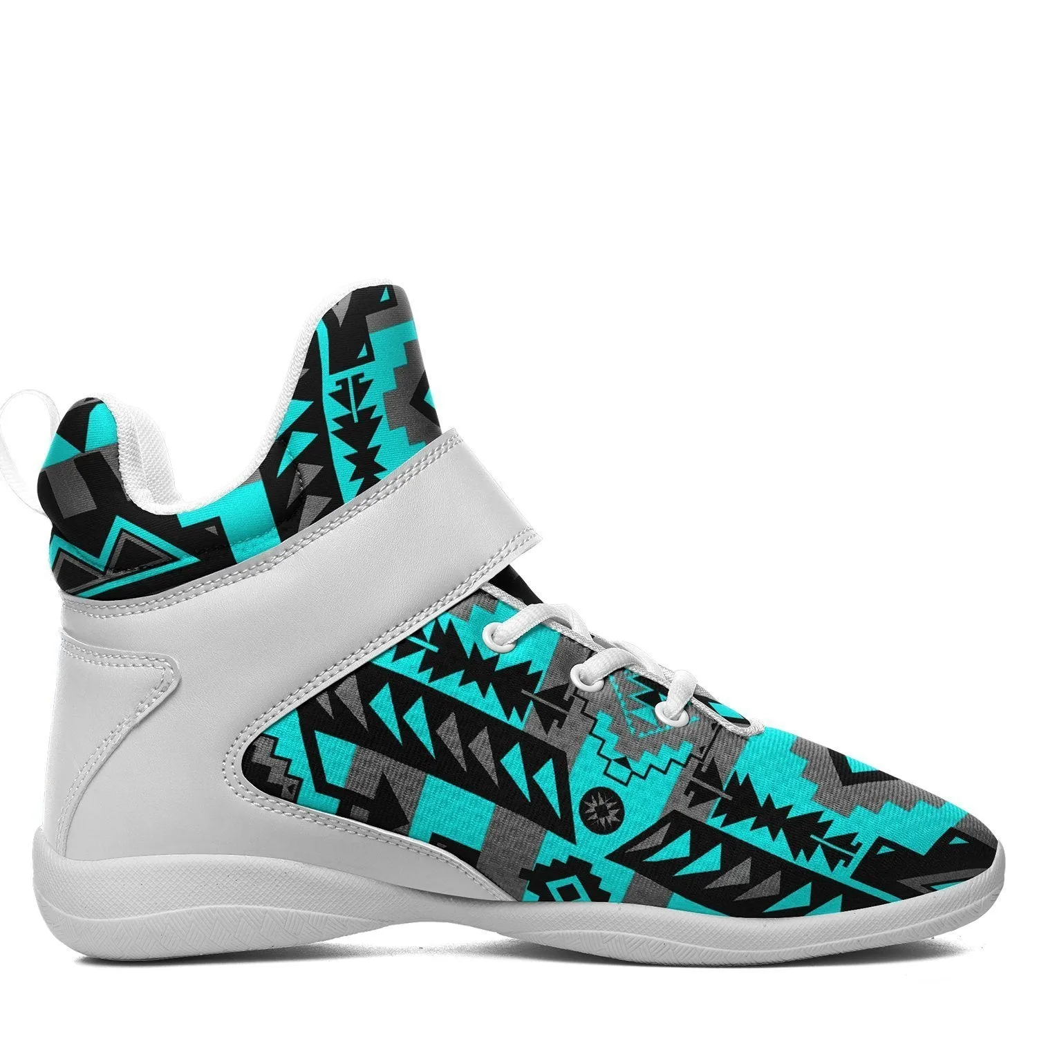 Chiefs Mountain Sky Ipottaa Basketball / Sport High Top Shoes - White Sole