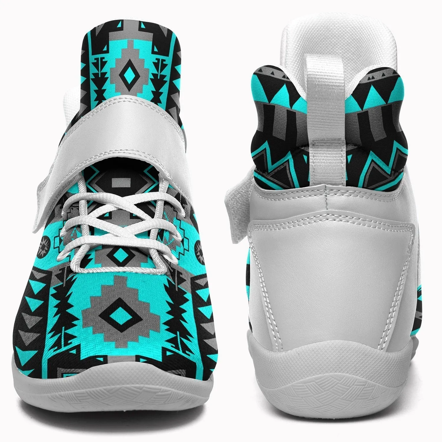 Chiefs Mountain Sky Ipottaa Basketball / Sport High Top Shoes - White Sole