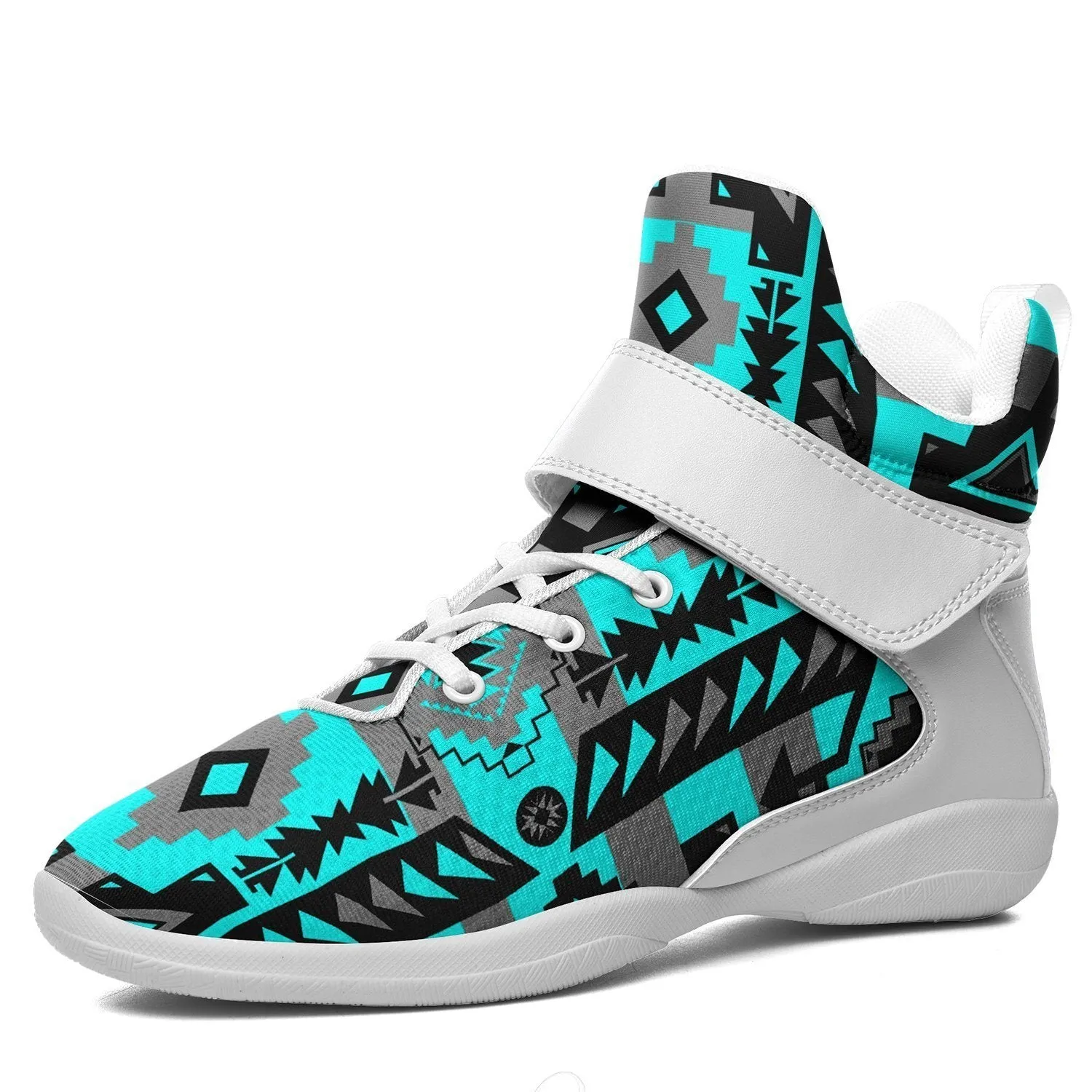 Chiefs Mountain Sky Ipottaa Basketball / Sport High Top Shoes - White Sole