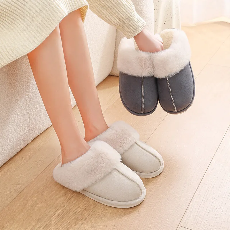 Coziest Cloud Haven: Fuzzy Warm Slippers