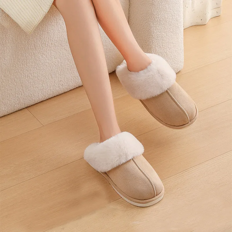 Coziest Cloud Haven: Fuzzy Warm Slippers