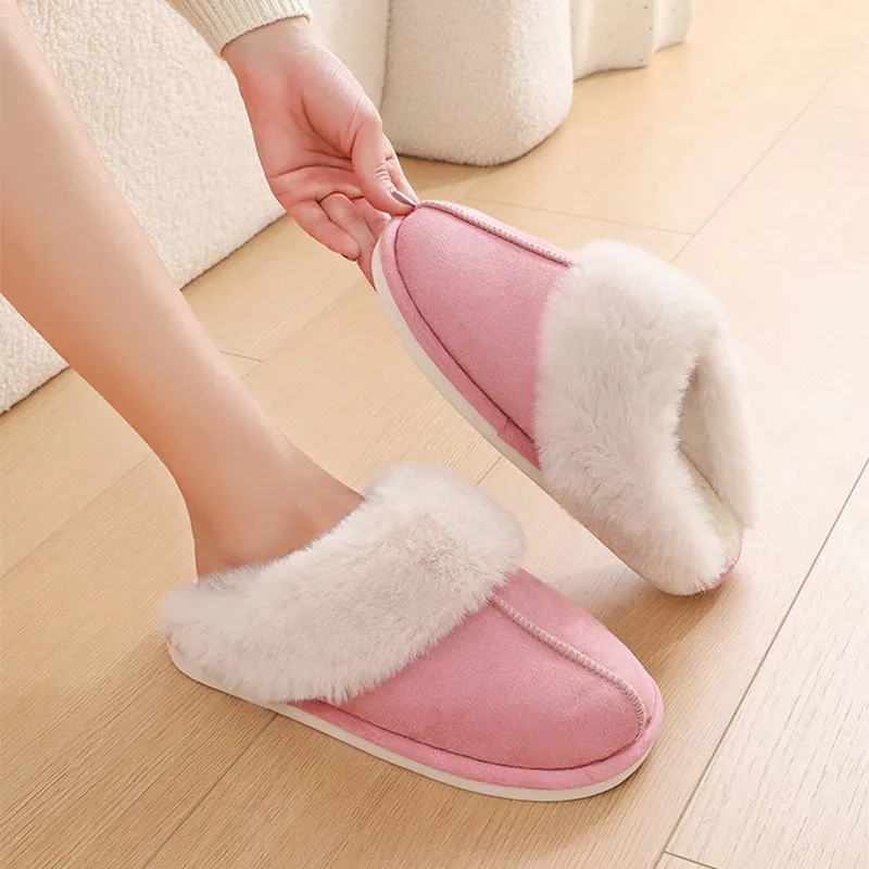 Coziest Cloud Haven: Fuzzy Warm Slippers