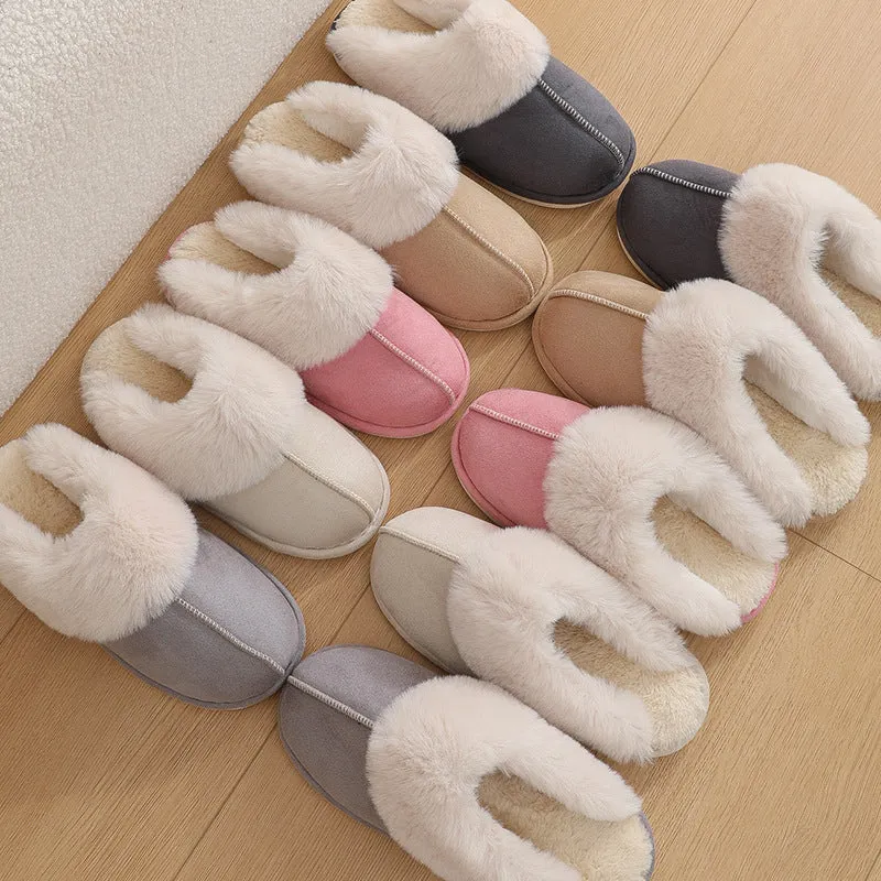 Coziest Cloud Haven: Fuzzy Warm Slippers