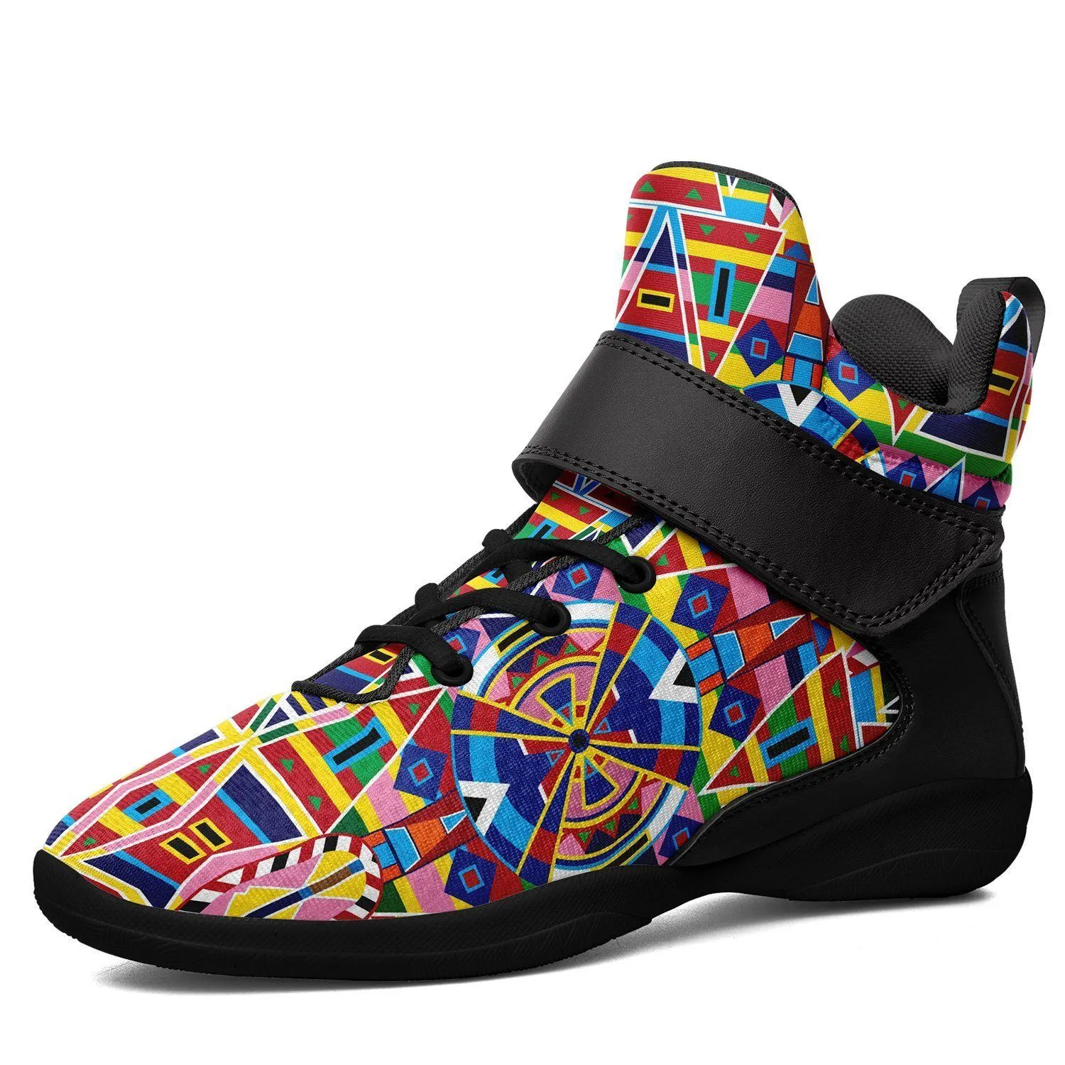 Crow Captive Ipottaa Basketball / Sport High Top Shoes - Black Sole