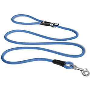 Curli Stretch Comfort Leash Blue