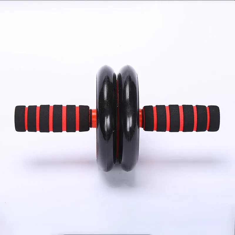 Double-Wheel Silent Abdominal Fitness Wheel Home Indoor Fitness Equipment Abdominal Muscle Wheel Reduce Belly Abdominal Fitness Roller