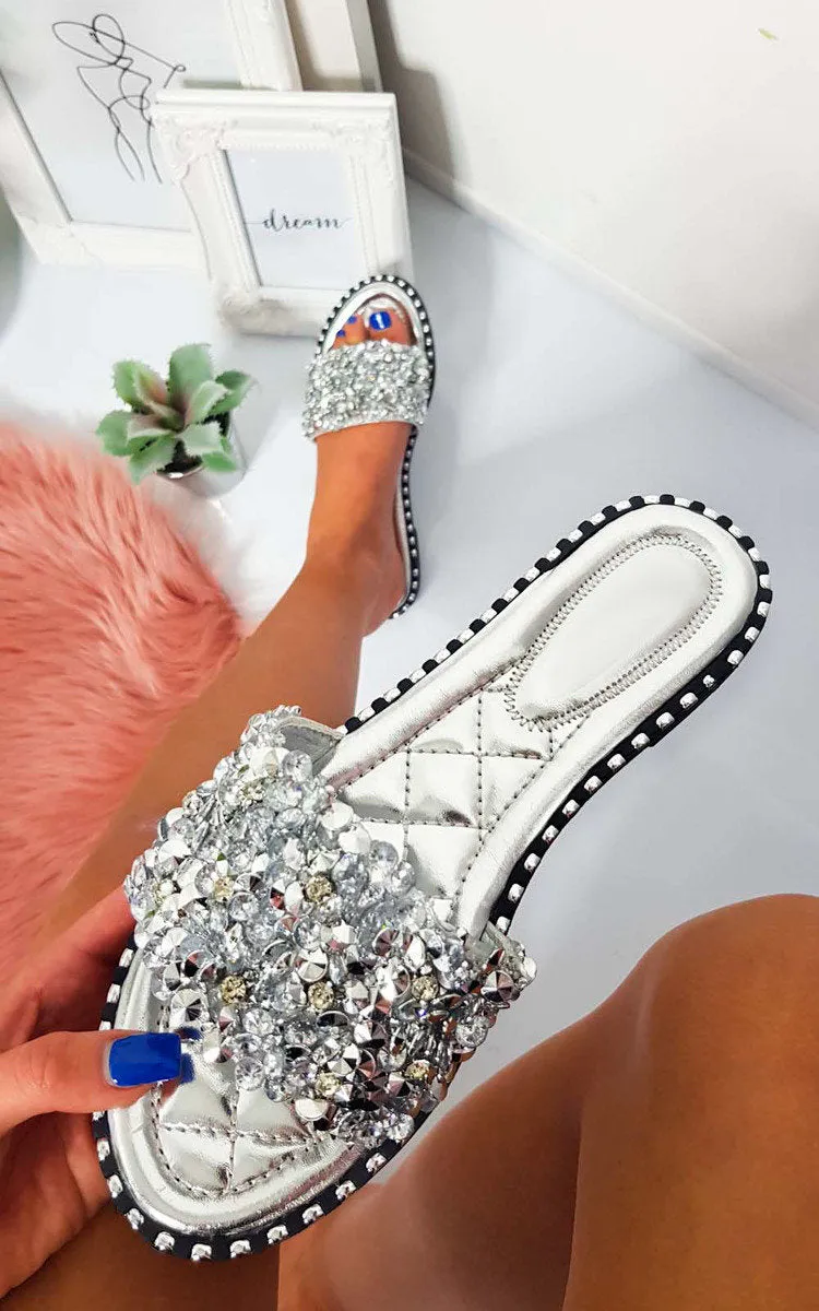 Embellished Open Toe Sandals