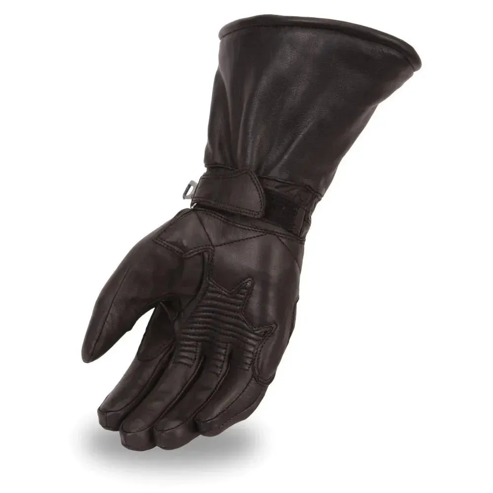 ﻿Enduro Men's Motorcycle Leather Gauntlet