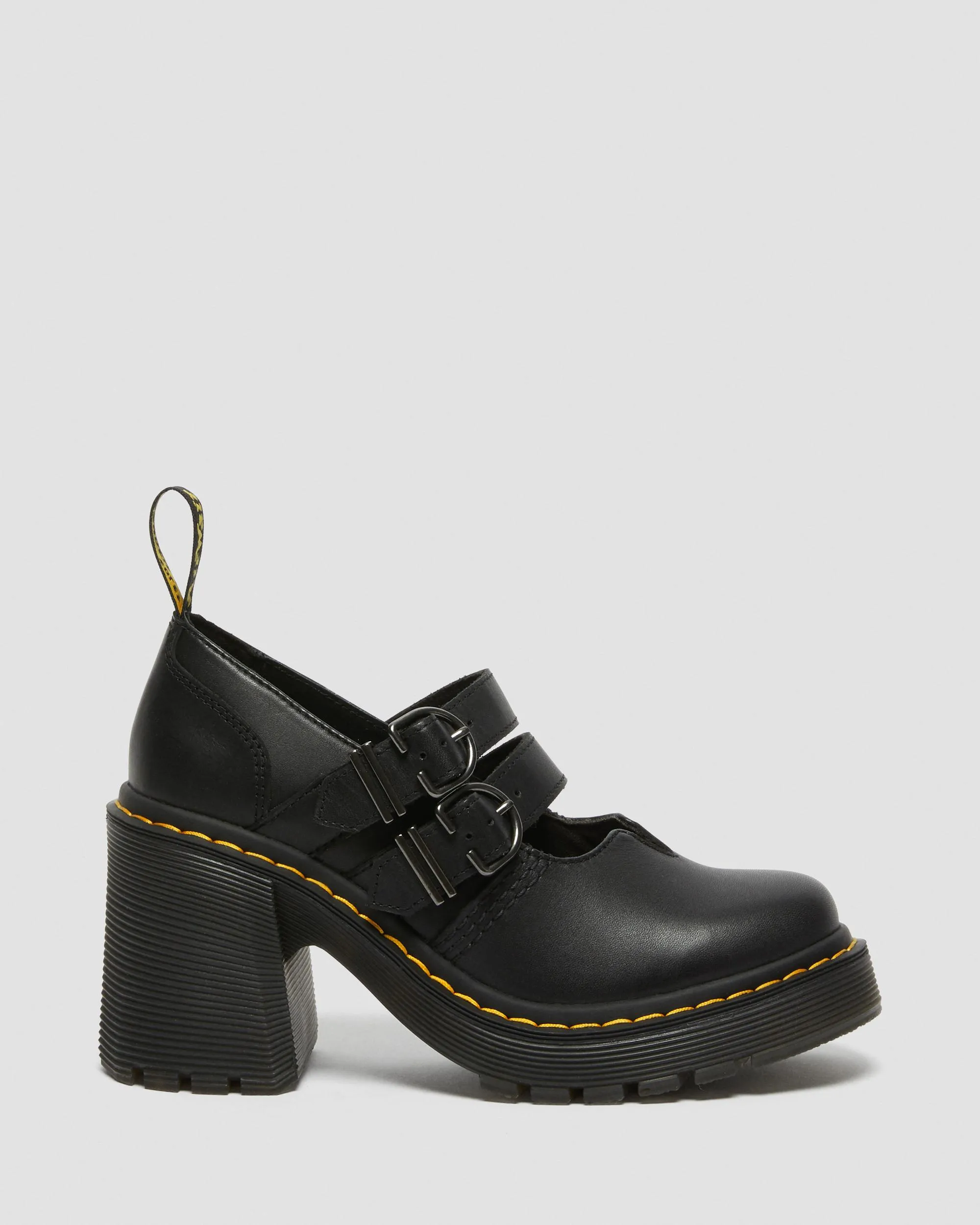 Eviee Sendal Leather Heels Dr. Martens