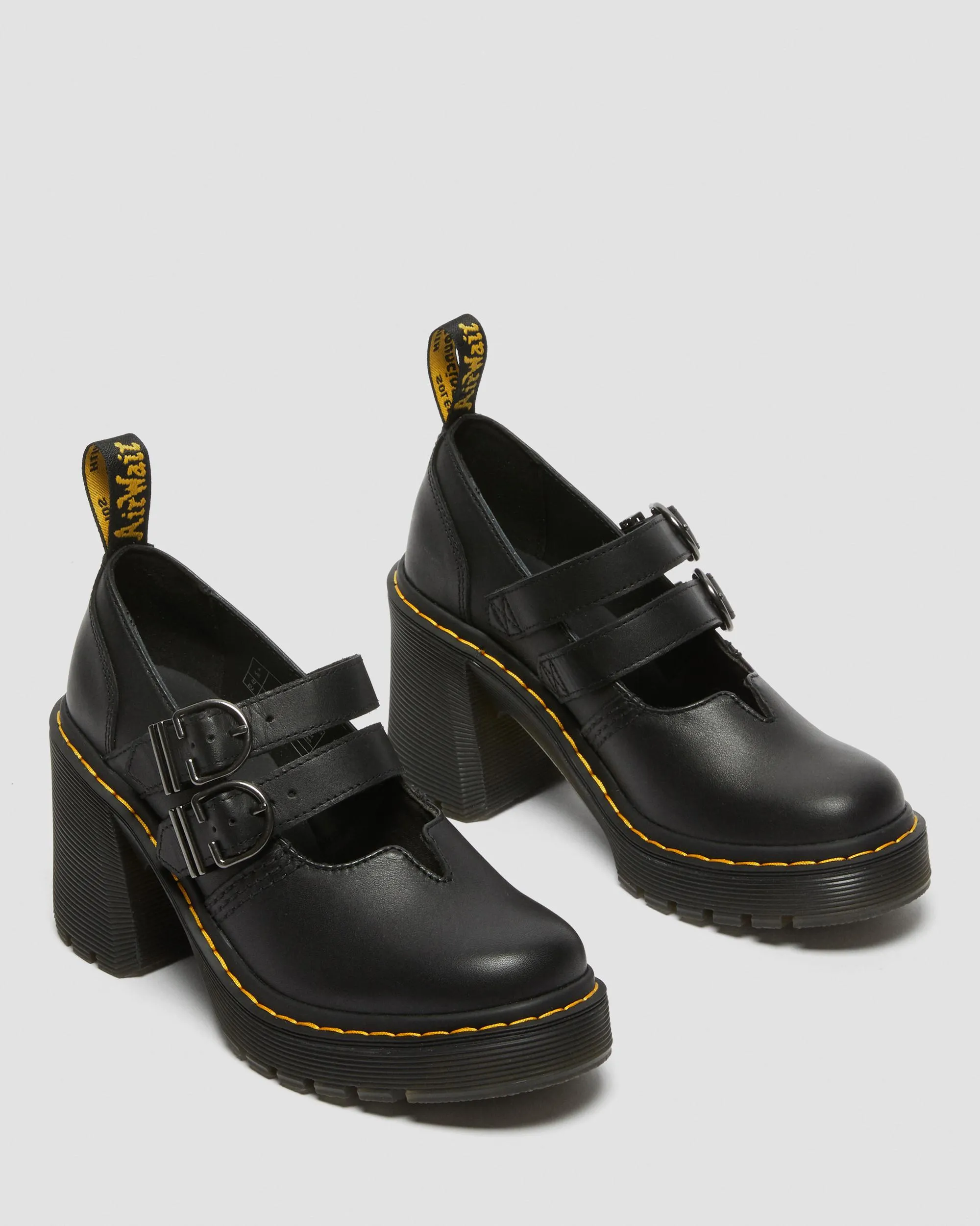 Eviee Sendal Leather Heels Dr. Martens