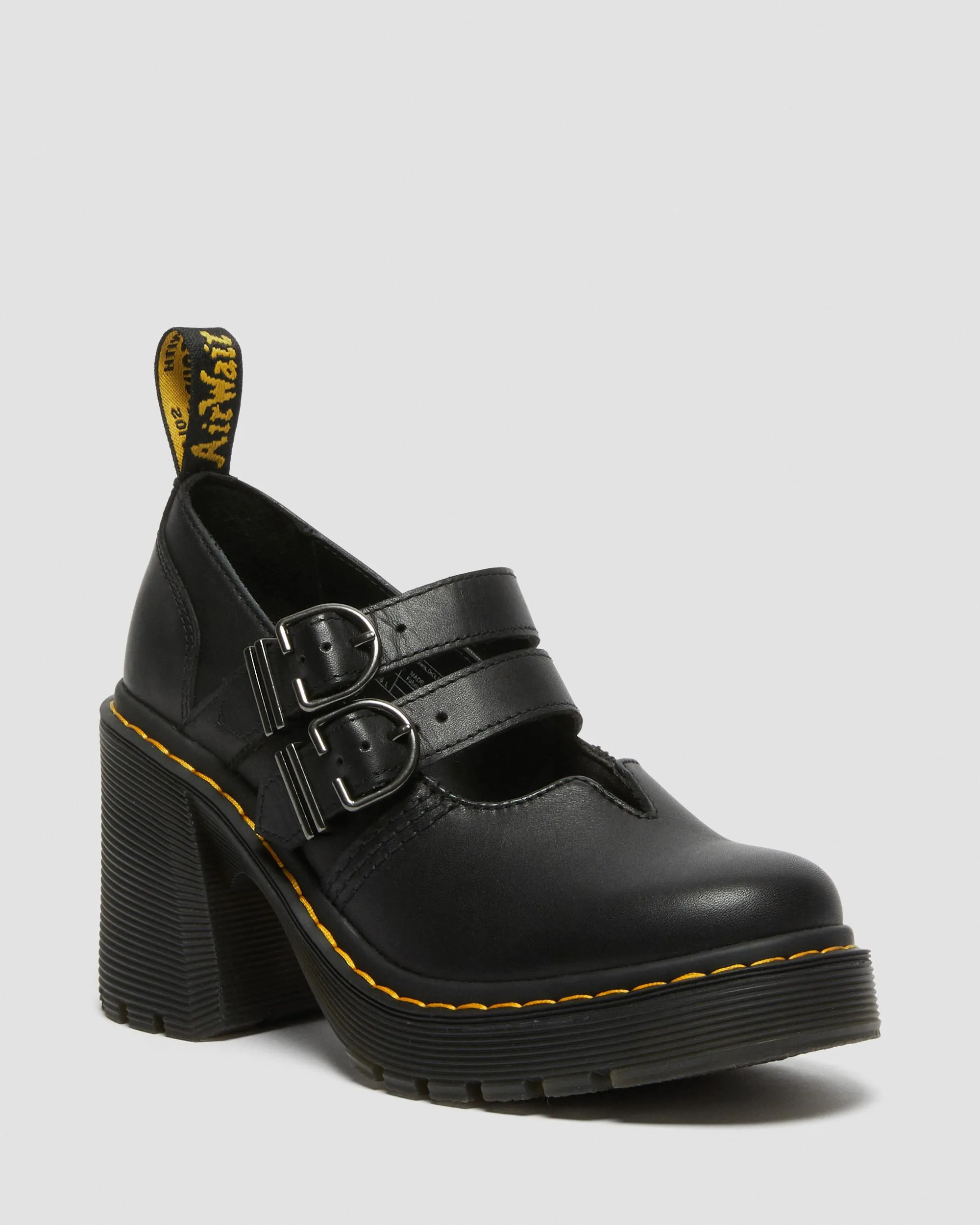 Eviee Sendal Leather Heels Dr. Martens