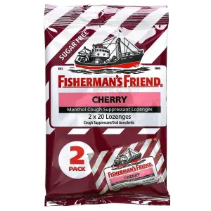 Fisherman's Friend Menthol Cough Lozenges, Cherry, 40 Lozenges