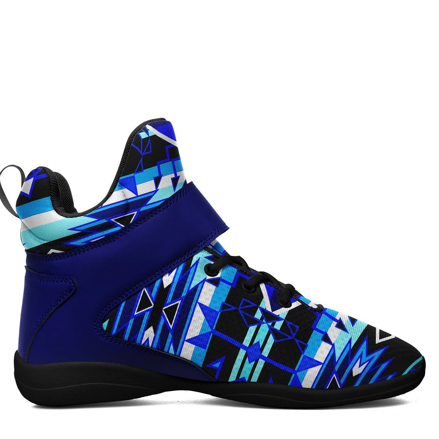 Force of Nature Winter Night Ipottaa Basketball / Sport High Top Shoes - Black Sole