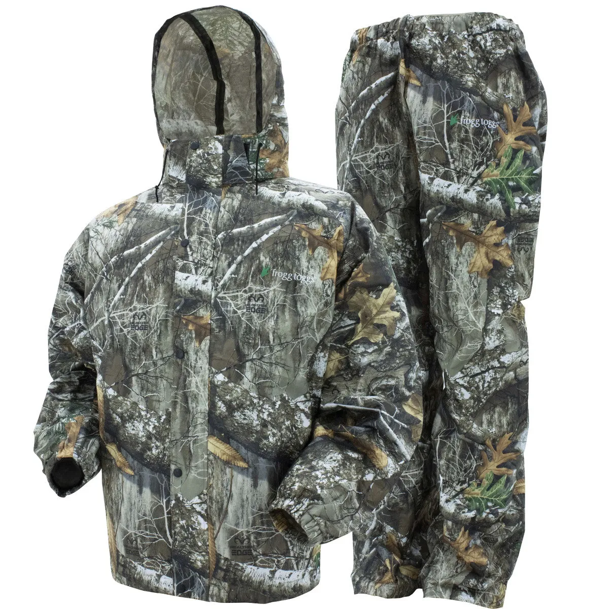 Frogg Toggs AS131058XL Men's Classic All-sport Waterproof, Realtree Edge