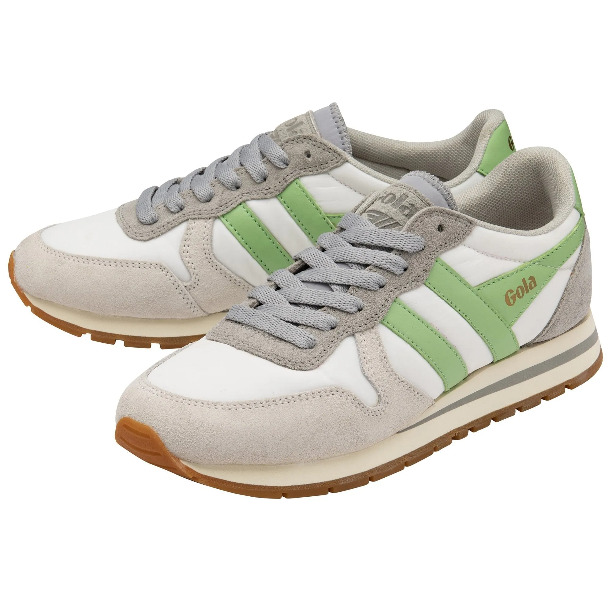 Gola Daytona Chute Grey Patina Green Sneakers