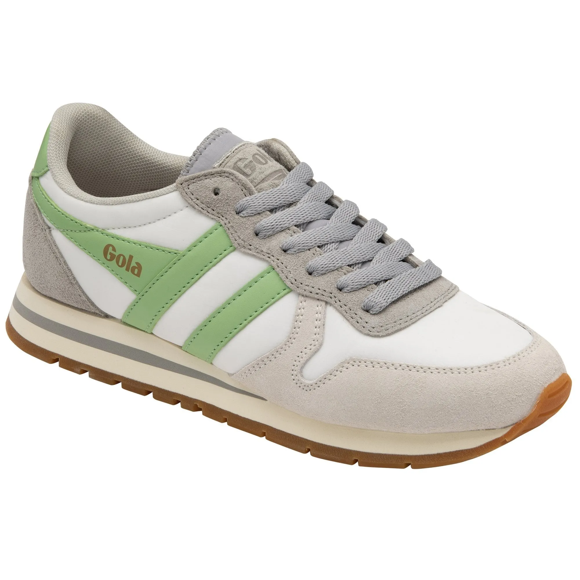 Gola Daytona Chute Grey Patina Green Sneakers