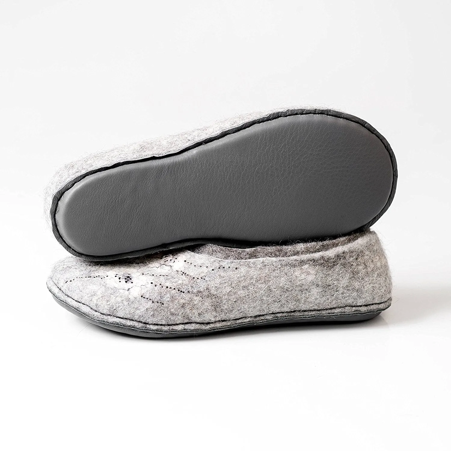 Gray Viola 2in1 slippers