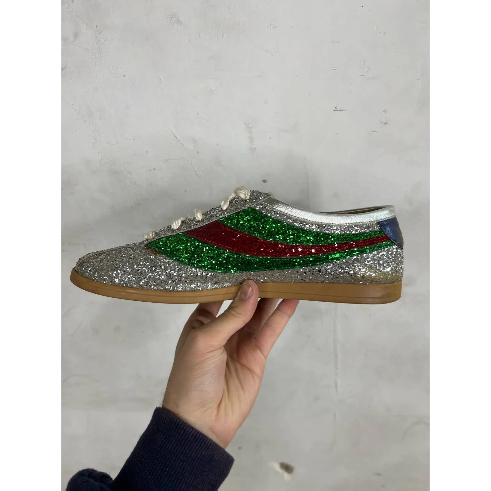 Gucci Glitter Tennis Shoes